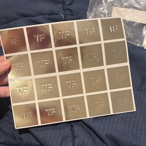New one sheet of gold tom ford logo stickers